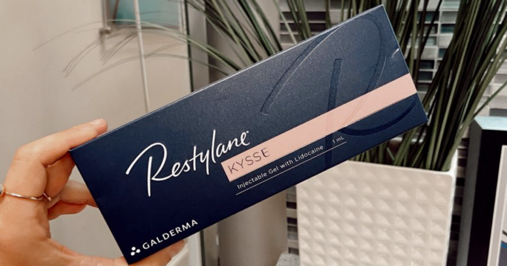Restalyne kysse used in Lip filler considerations.